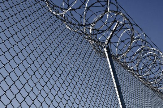 Security Fence used at a Prison Facility