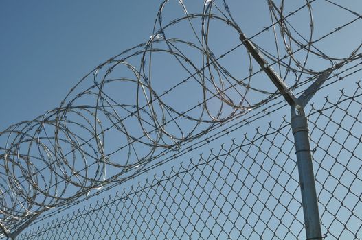 Security Fence used at a Prison Facility