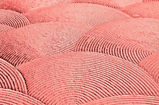 Red Radial Circle Background
