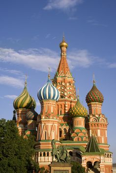 Saint Basil's cathedral, Moscow. Russia