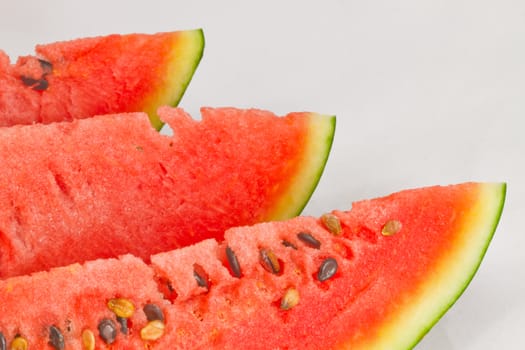 slice of watermelon, isolated on white