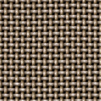 A knitted cloth or burlap texture that tiles seamlessly as a pattern.