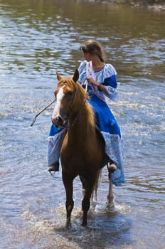 TACUAREMBO, URUGUAY - MAR 6 : Participant in the annual festival "Patria Gaucha" March 6, 2010 in Tacuarembo, Uruguay. It is one of the biggest festival in South America to celebrate gaucho culture