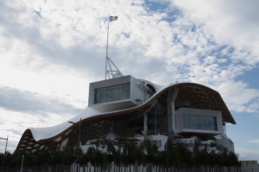 Inaguarated in 2010, the Centre Pompidou Metz, Lorraine, France.