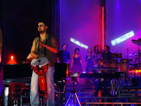 Famous Italian Neapolitan singer Gigi d'Alessio live in Malta on the 11th August 2007