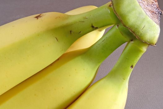 Fresh bannanas ready to eat or select