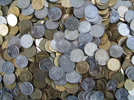 A heap of coins