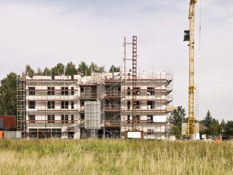 Concrete Highrise Construction Site