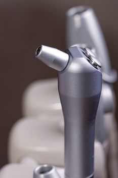 Close-up of a dental instrument in a dental clinic.