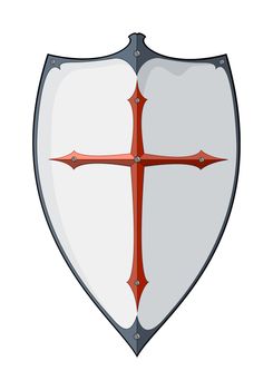 An image of an old vintage shield