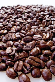 BAckround of many coffee grains