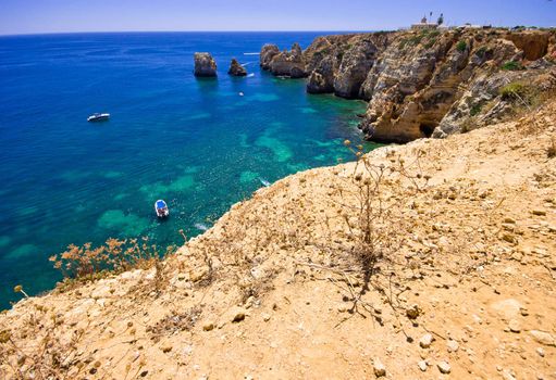 Algarve rock - coast in Portugal