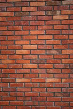 Red brick wall texture.