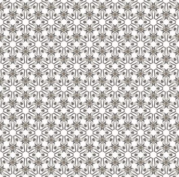 Seamless wallpaper pattern on the white background