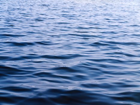 Photo of blue water background with ripples