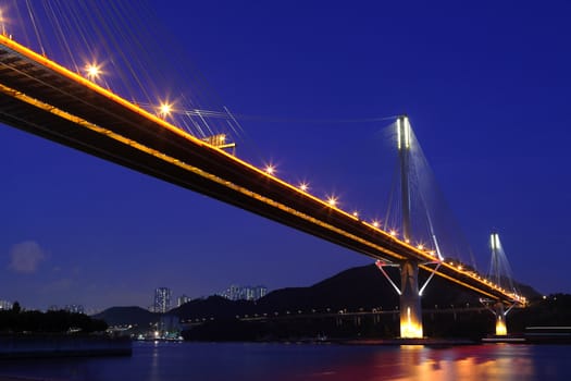 Ting Kau Bridge in Hong Kong