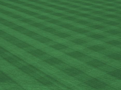 Perfect Grass Showing Mow Patterns at Major League Ballpark