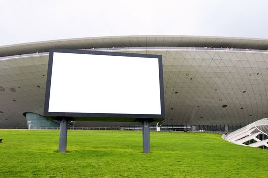 SHANGHAI - MAY 24: EXPO Culture center. May 24, 2010 in Shanghai China. 