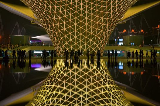 SHANGHAI - MAY 24: The Expo Boulevard in World Exposition on May 24, 2010 in Shanghai, China. 