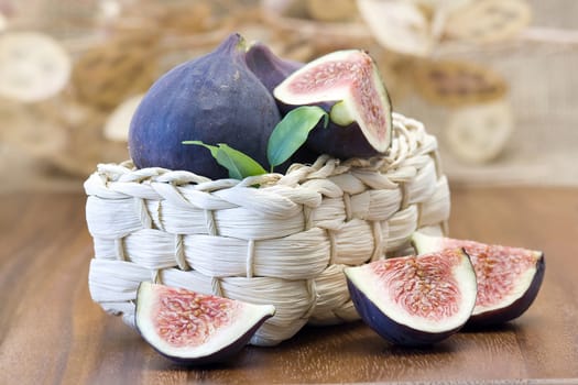 close up of fresh figs