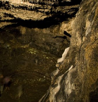 cave in ojcowski national park in poland