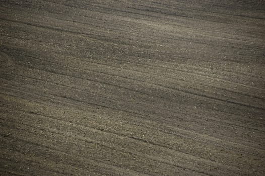 agriculture brown soil at the end of summer