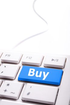 buy key showing internet commerce or online shop concept
