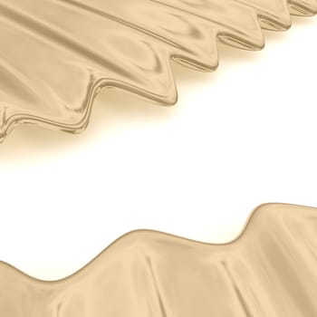 Abstract bronze background. 3d rendered illustration.