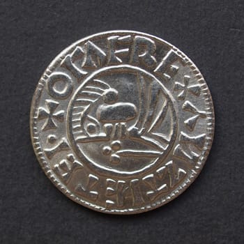 viking coin - modern replica based on archaeological findings