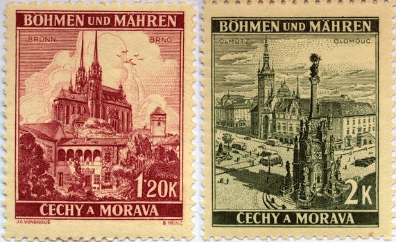 Czech Republic mail postage stamps