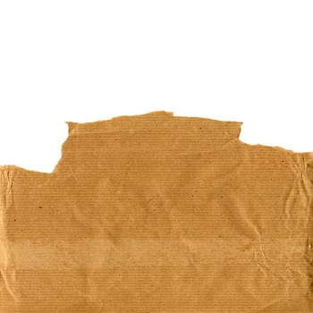 Blank sheet of brown paper useful as a background