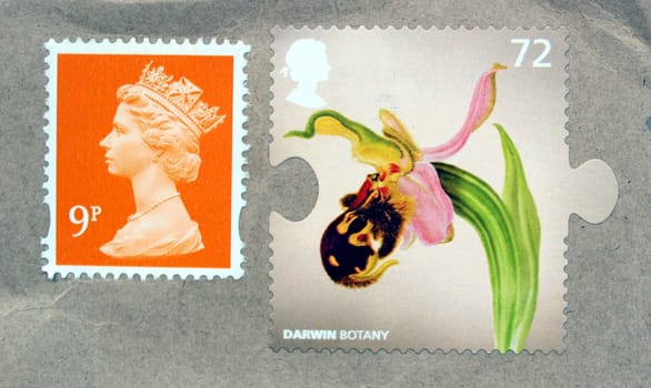 British postage stamps from the United Kingdom (UK)