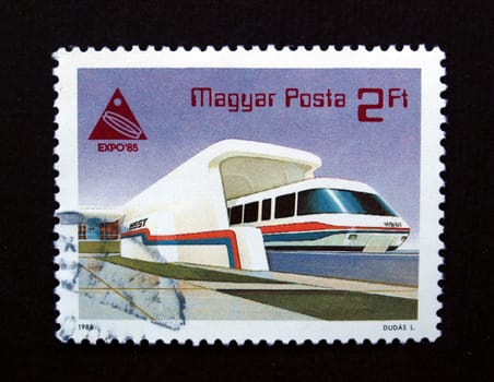 Hungarian postage stamp from Hungary (European Union)