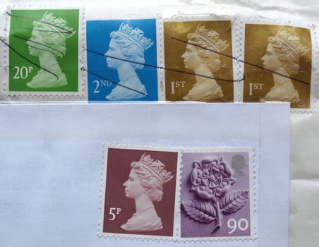 British postage stamps from the United Kingdom (UK)