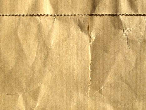Blank sheet of brown paper