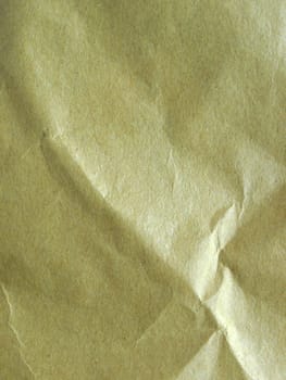 Blank sheet of brown paper useful as a background