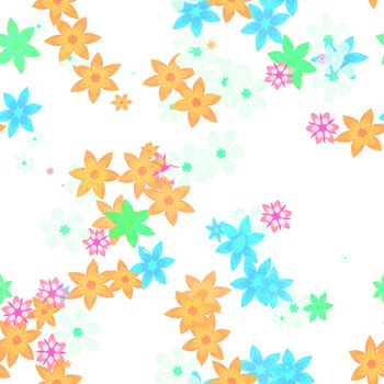 An image of a nice seamless flower background