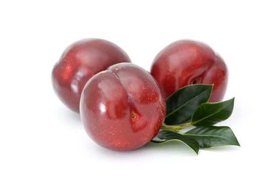 red plums