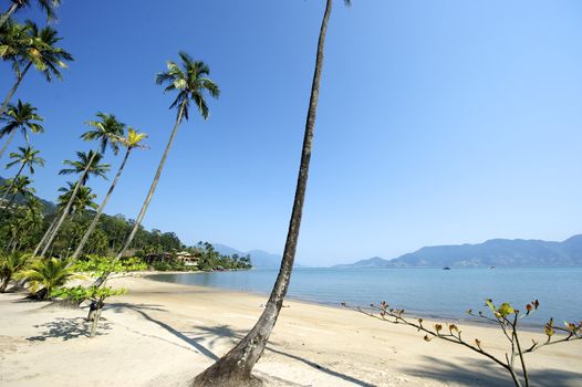 Paradise beach in Ilhabela, Sao Paulo, Brazil.