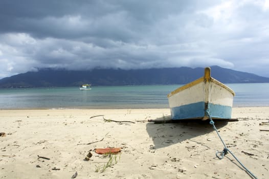 Paradise beach in Ilhabela, Sao Paulo, Brazil.