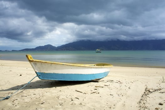 Paradise beach in Ilhabela, Sao Paulo, Brazil.