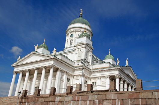 Helsinki Cathedral, the famous landmark in the capital of Finland.