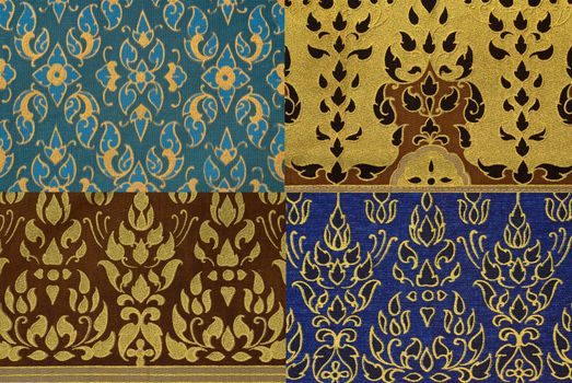 this picture is the Thai print cloth texture