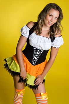 Sexy halloween witch costume woman