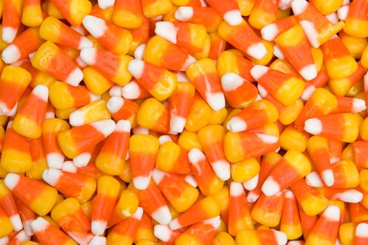 Orange and yellow candy corn