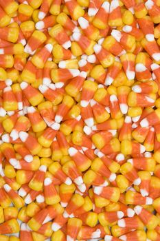 Colorful halloween candy corn