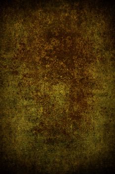 A cracked light yellow grunge concrete background