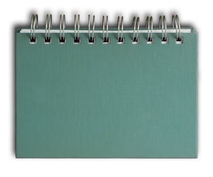 The Green cover of Note book Horizontal