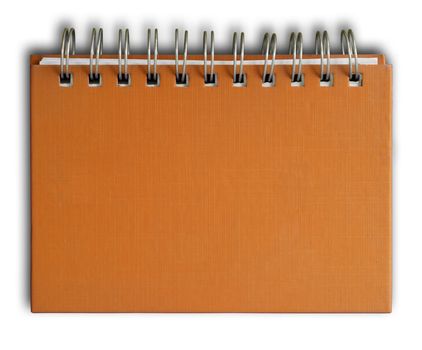 The orange cover of Note book Horizontal