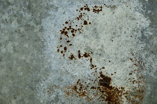 A colored texture of rusted plate of metal